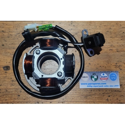 Tomos electronic ignition stator plate with pick-up