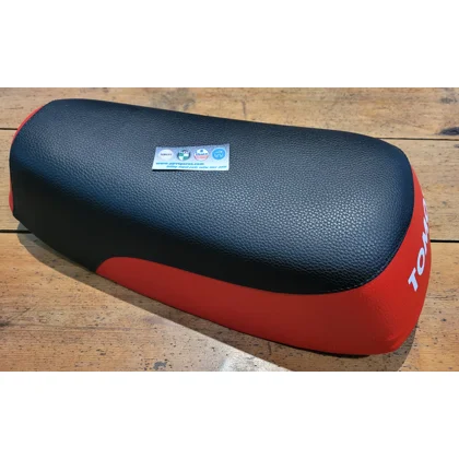 Red and black flip up seat for Tomos A3/A35
