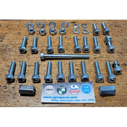 Tomos A3 38 piece engine cap screw  and nut set
