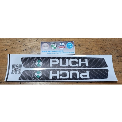 Puch Maxi tank decal, carbon look.