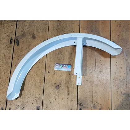 Puch Maxi front mudguard white, (no mud flap holes)