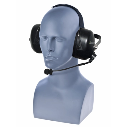 DPH GPH Behind the Head Double Muff Noise Attenuation Headset PDM-3-BK1