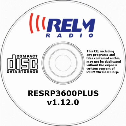 RELM RESRP3600PLUS  Programming Softwarev1.12