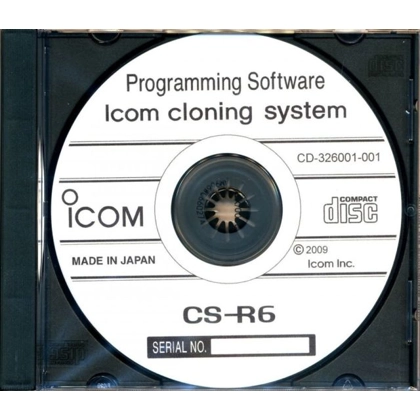 Icom R6 Sport Programming Software CD Icom R6 Sport Programming Software CD