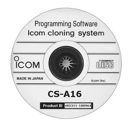 Icom CS-A16 Programming Software