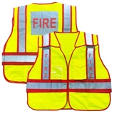 HI VIS FIRE SAFETY VEST