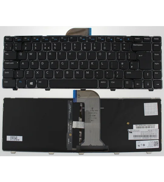 Dell Inspiron 15Z 5523 Uk Replacement Laptop Keyboard Backlit