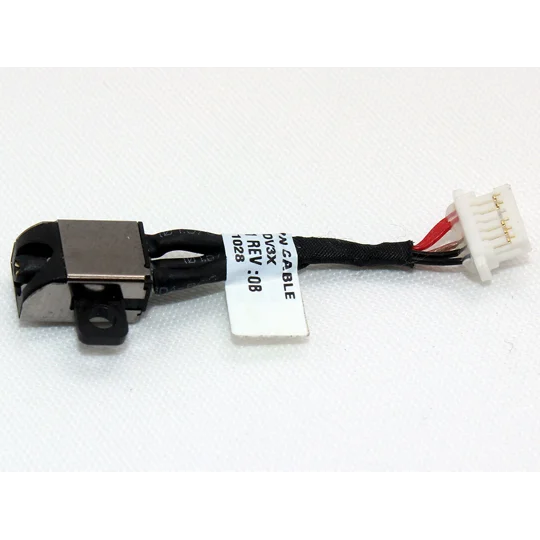 Dell 450.07604.2001 DC Jack Socket Port Power Cable Wire