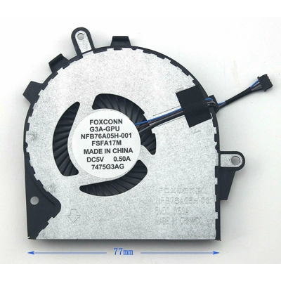 HP Part Numbers NFB76A05H-001 15-CE Compatible Laptop GPU Fan