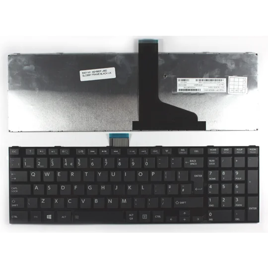 Toshiba Satellite L850 Uk Replacement Laptop Keyboard With Frame