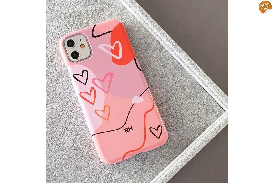 Abstract Love Personalised phone case