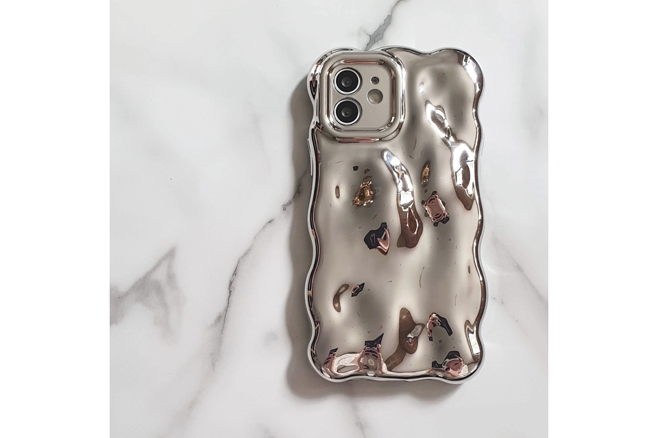 Electro Gummy Silver phone case