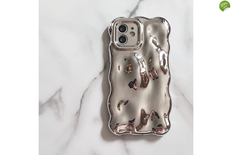 Electro Gummy Silver phone case