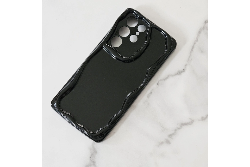 Black Onyx Glossy Samsung Phone Case