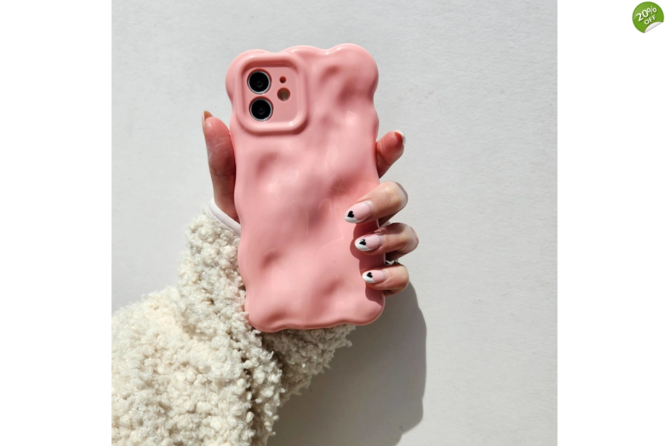 Lacquer pink bubblegum phone case