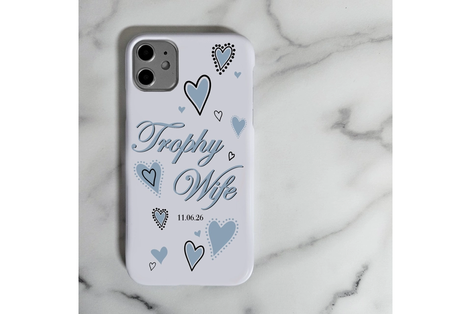 Trophy Wife personalised phone case