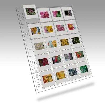 35mm Slide Sheet - 20 Slides/Sheet 35mm Slide Sheet - 20 Slides/Sheet