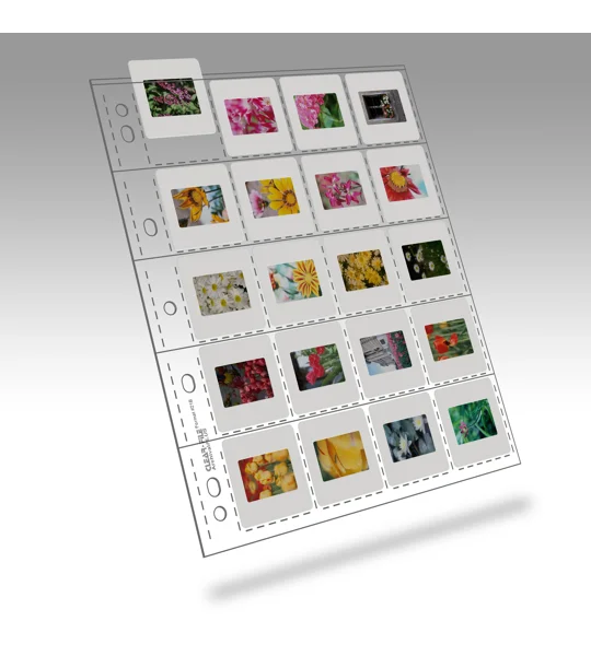 35mm Slide Sheet - 20 Slides/Sheet