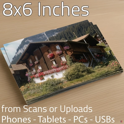 Photo Prints 8 x 6 (Hassle Free)