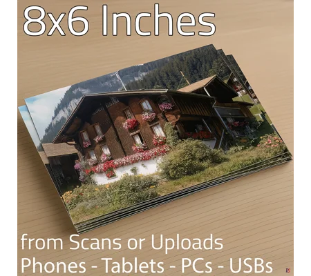 Photo Prints 8 x 6 (Hassle Free)