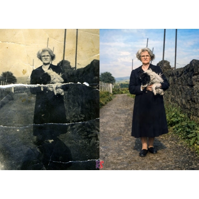 24hr Photo Restoration - on Computer