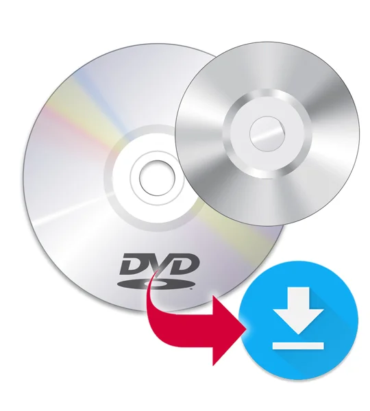 DVD and mini DVD to download transfer service
