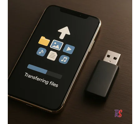Mobile Phone Files to USB