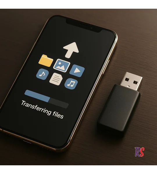 Mobile Phone Files to USB