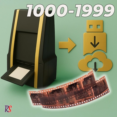 Premium 35mm Negative Scanning - 1000+