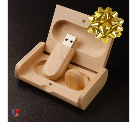 USB Wooden Set - up to 256GB