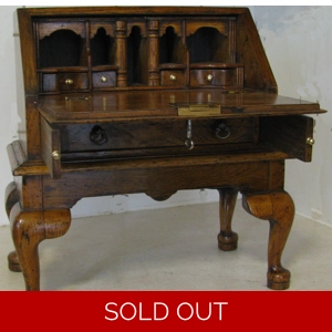 A Queen Anne period country made bureau