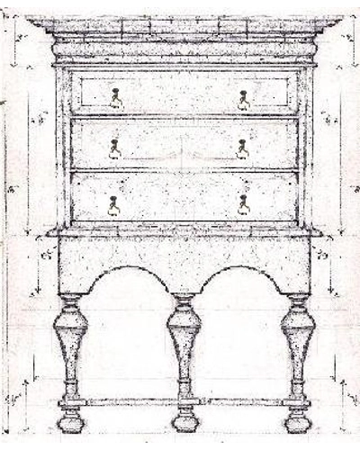 Caddy Top Georgian Chest
