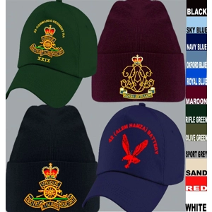 Royal Artillery Embroidered Baseball Cap/Beanie Hat