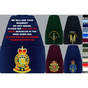 Australian Units Baseball Cap Beanie