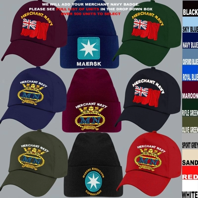 Merchant Navy Baseball Cap / Beanie Hat title=