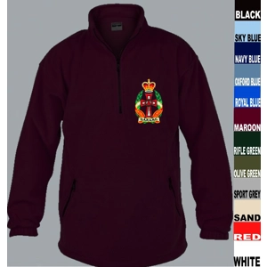Queen Alexandra's Royal Army Nursing Corps QARANC 1/4 Zip Fleece