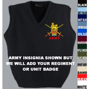 SAF Sultan of Oman Armed Forces Sleeveless Slip Over Jumper