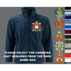 Canadian Army Air Force Navy Softshell Jacket