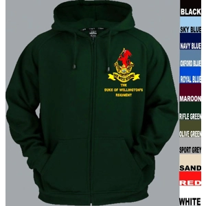 Duke of Wellingtons Regiment Full Zip Hoody