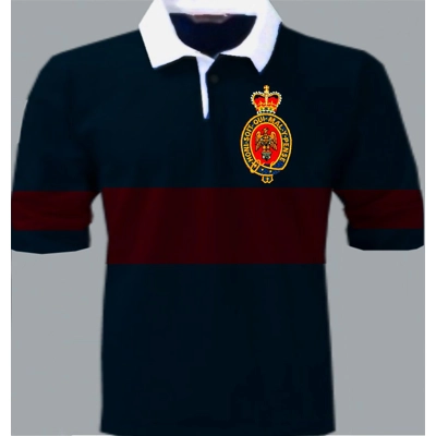 Blues And Royals Regimental Colour Short Sleeve Rugby Shirt title=