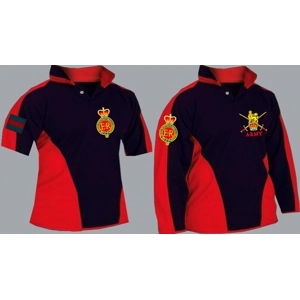 1 A HCR Regimental Colour Kooga Style Rugby Shirt