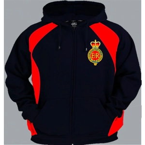 1 A HCR Regimental Colour Pullover Hoody