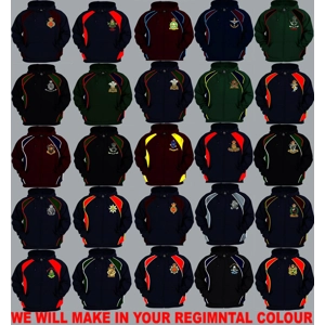 Canadian Army Regimental Colour Zip Up or Pullover Hoody