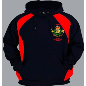 Canadian Army Regimental Colour Zip Up or Pullover Hoody
