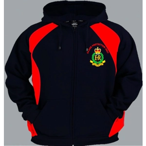 Canadian Army Regimental Colour Zip Up or Pullover Hoody
