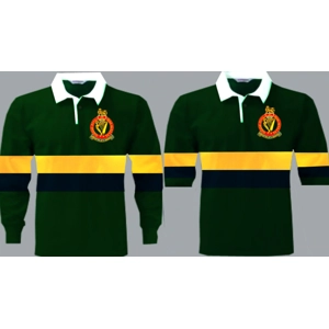 1 A Queen's Royal Irish Hussars Regimental Colour Rugby Shir