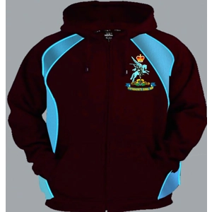 Royal Signals Corps Colour Zip Up / Pullover Hoody RGN