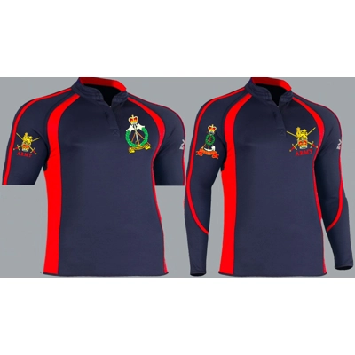 Royal Pioneer Corps A Regimental 2 Colour Kooga Style Rugby Shirt title=