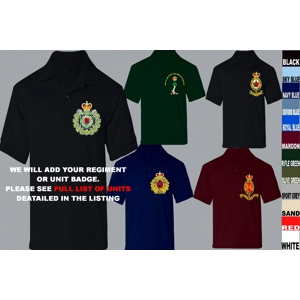 Canadian Army Air Force Navy Short / Long Sleeved Polo Shirt