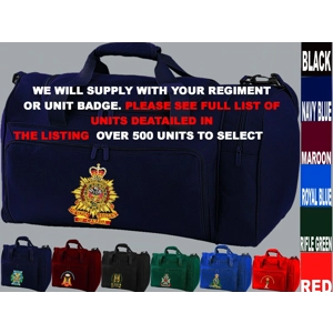 Canadian Army Air Force Navy Weekender or Jumbo Kit Bag